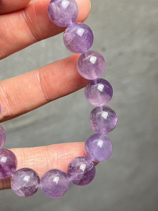 Ametyst armbånd 10mm+