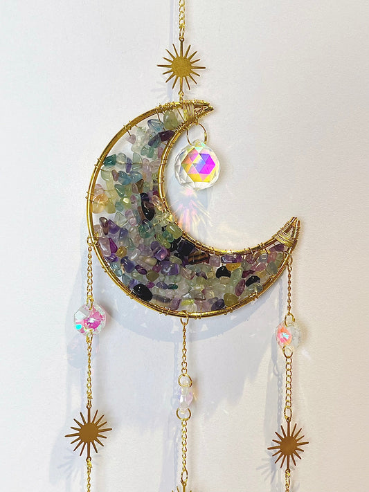 Krystall solfanger, Fluoritt