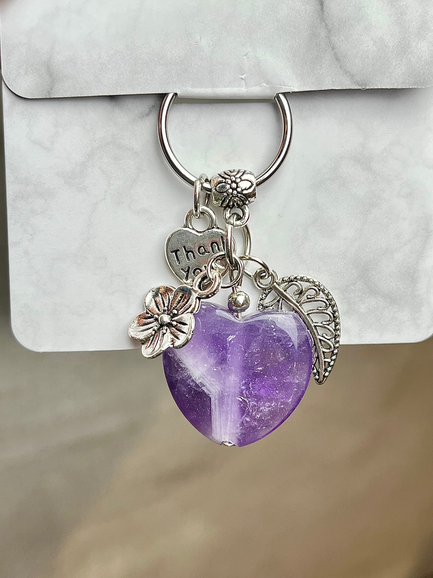 Ametyst Nøkkelring