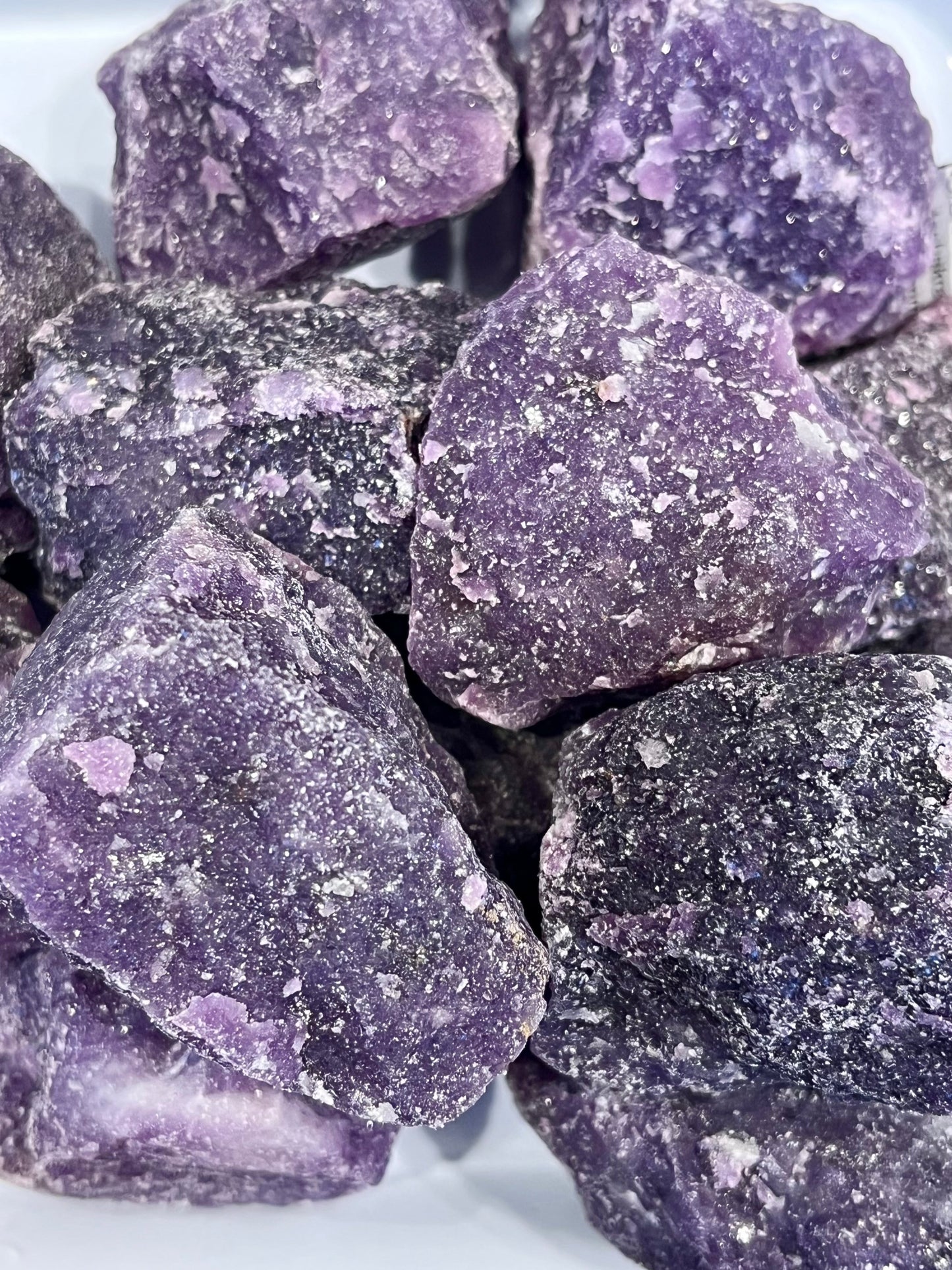 Lepidolitt Rå 40-50mm