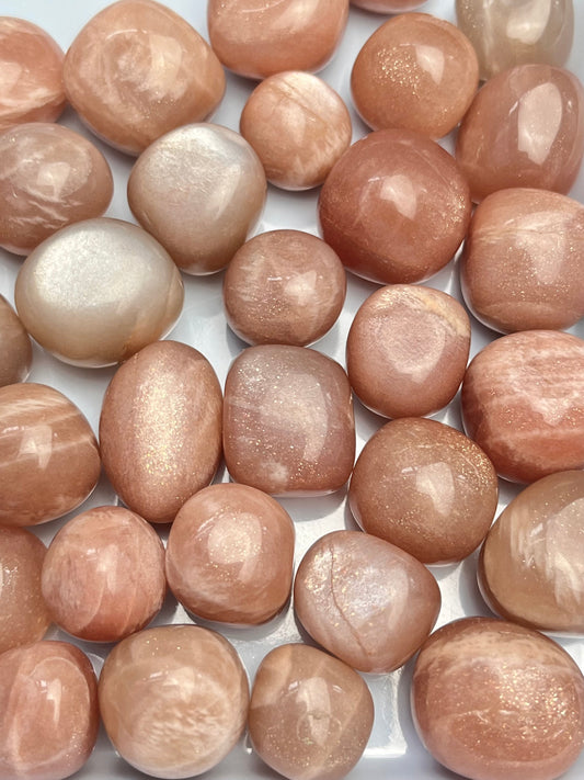 Månestein & Solstein tromlet 15-20mm