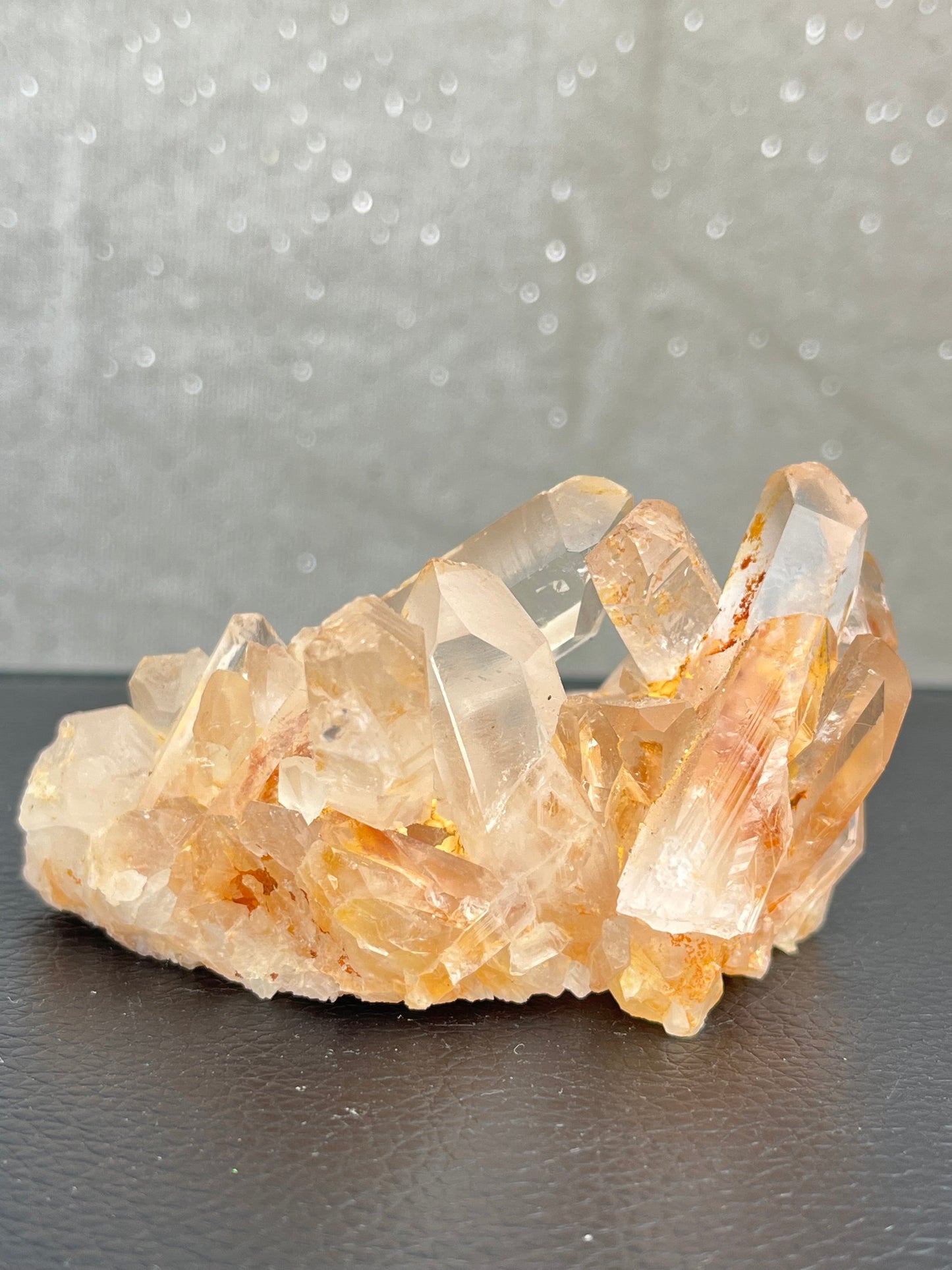 Kvarts gruppe med jernoksid