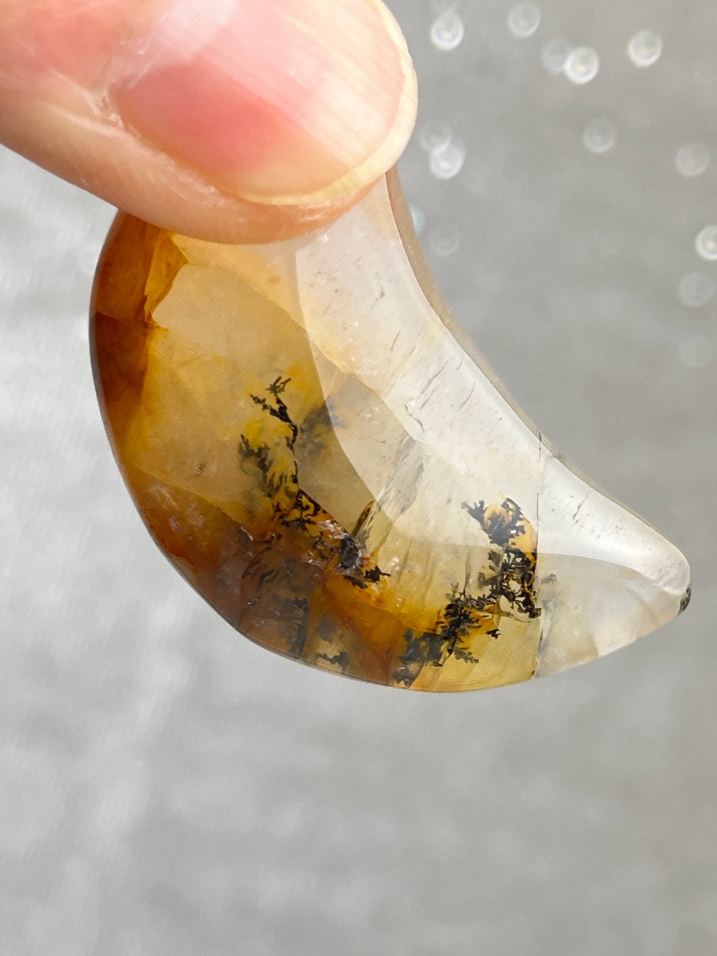 Dendritic kvarts måne