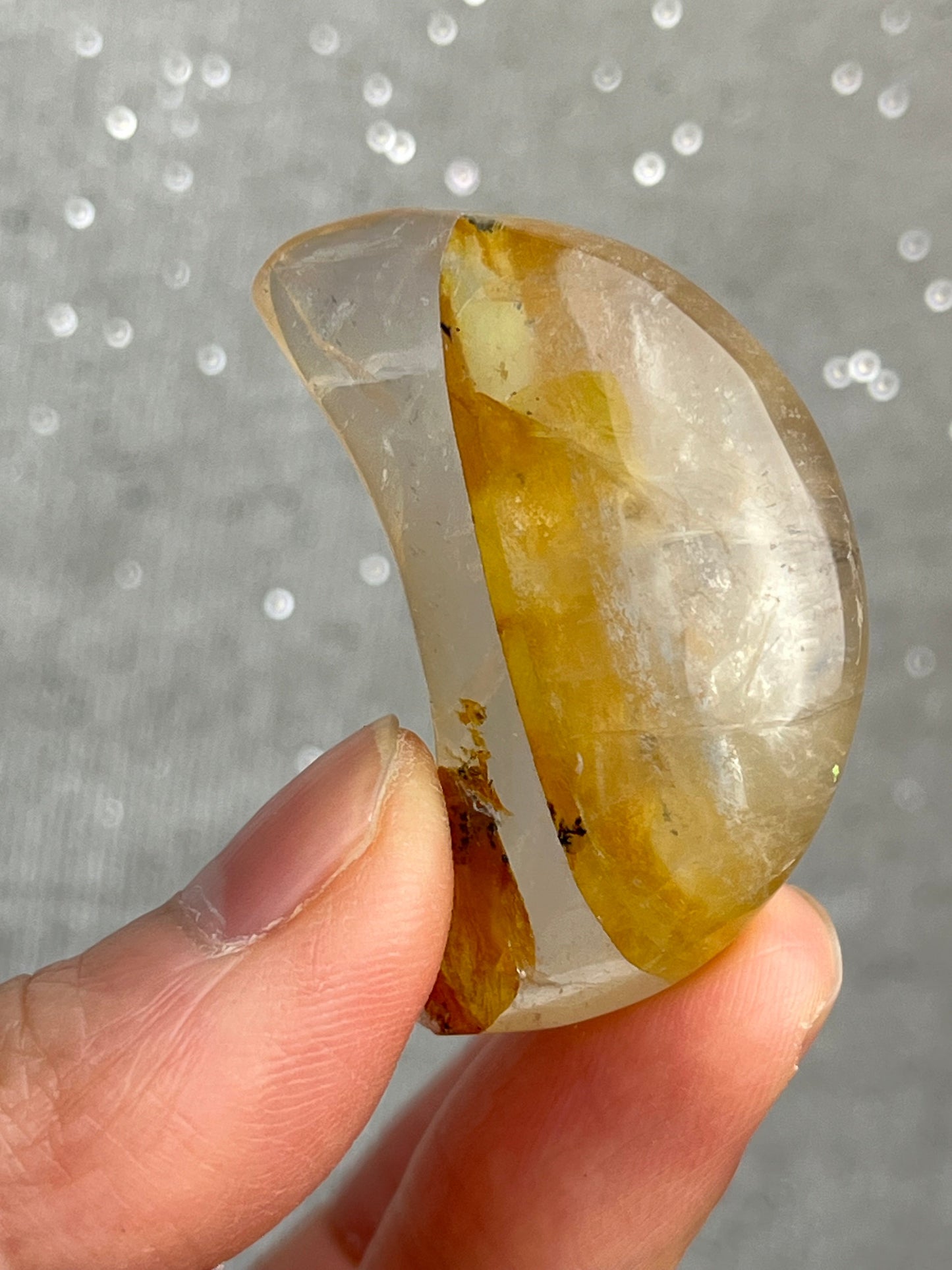 Dendritic kvarts måne