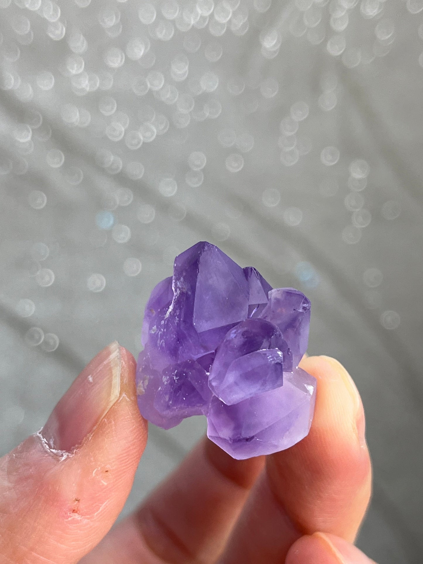 Ametyst mini klynge 1.5-2.4cm