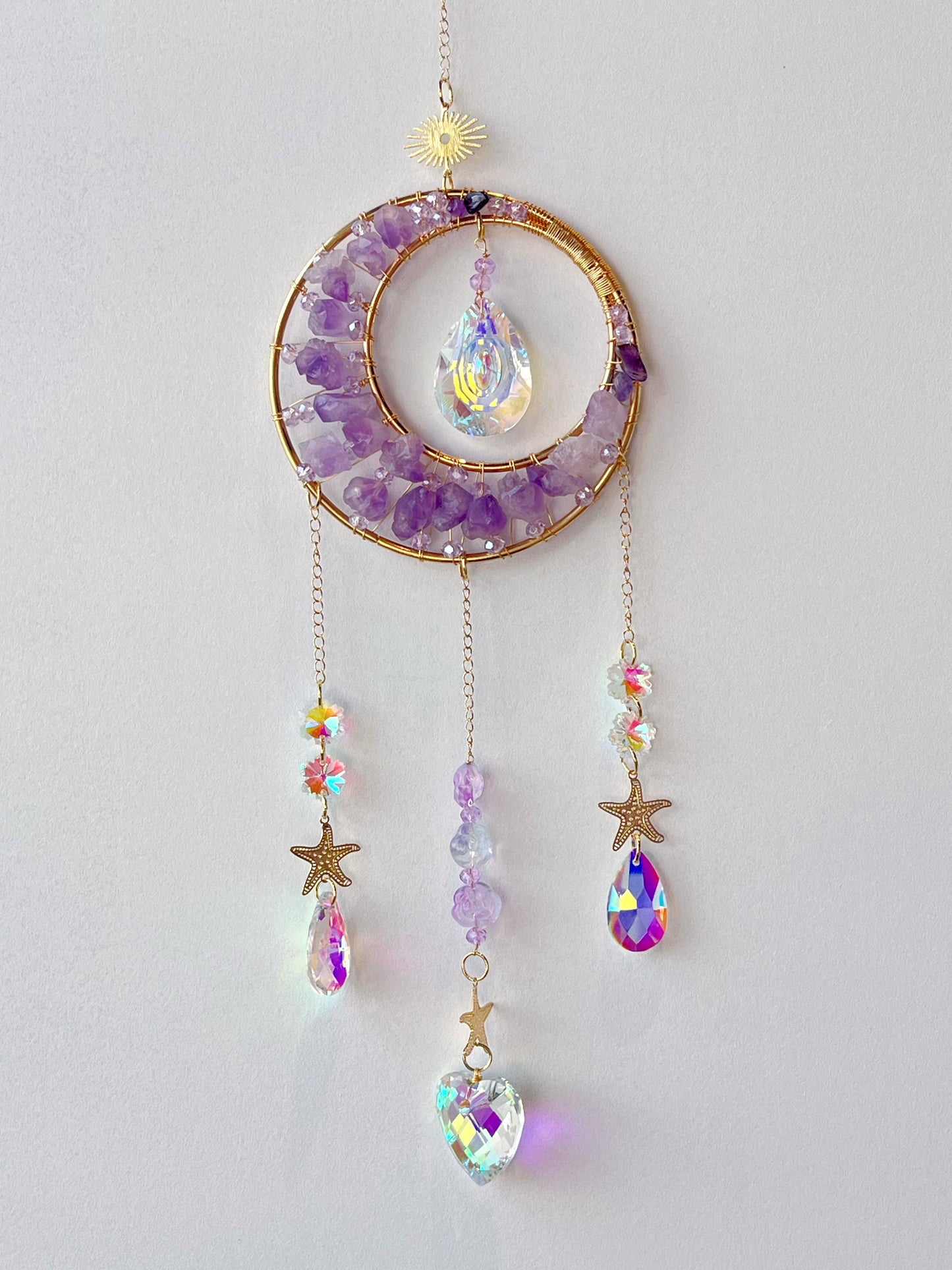 Krystall solfanger, Ametyst