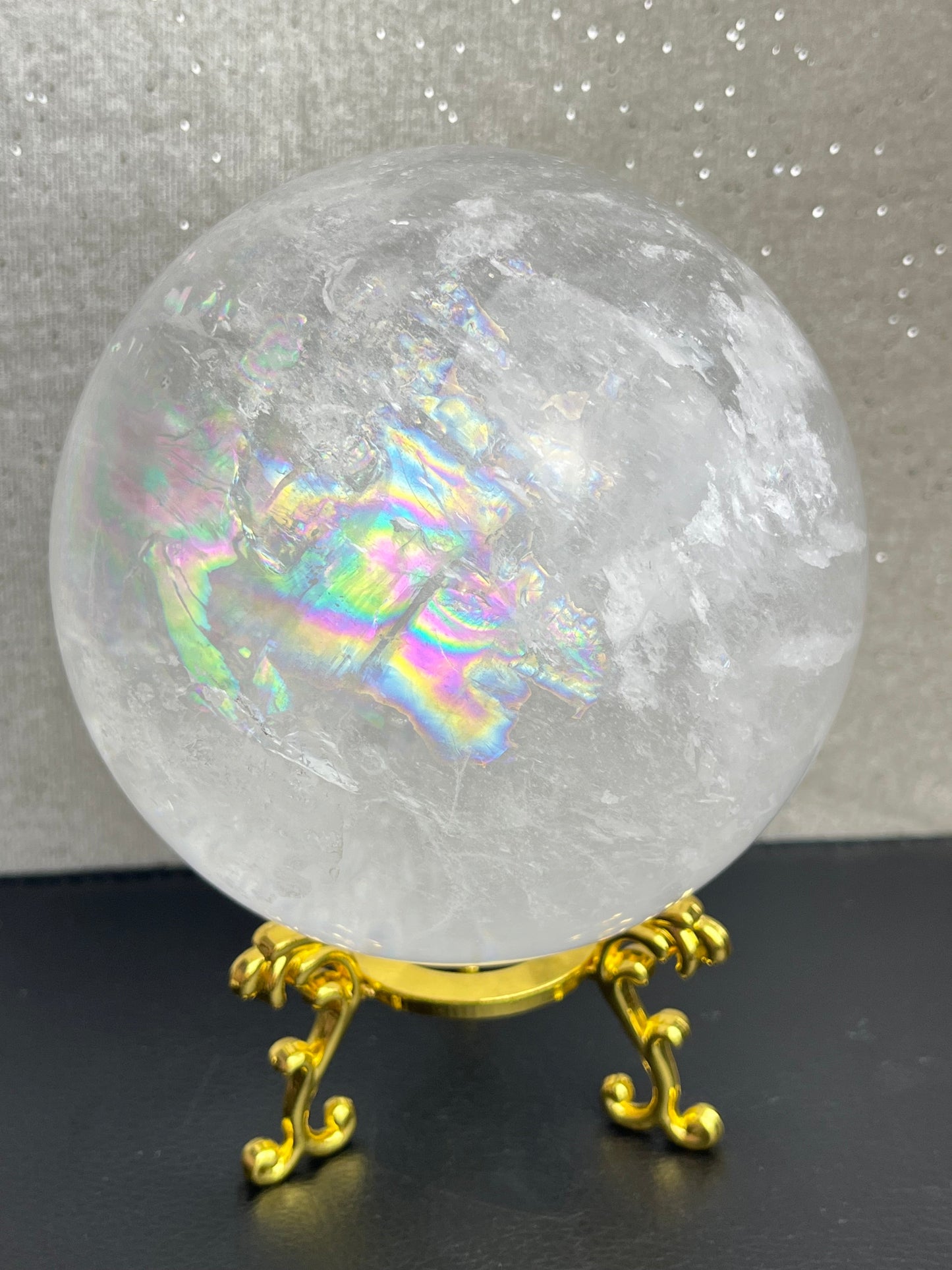 Klar kvarts Bergkrystall Kule XL 10.5cm, 1.7kg