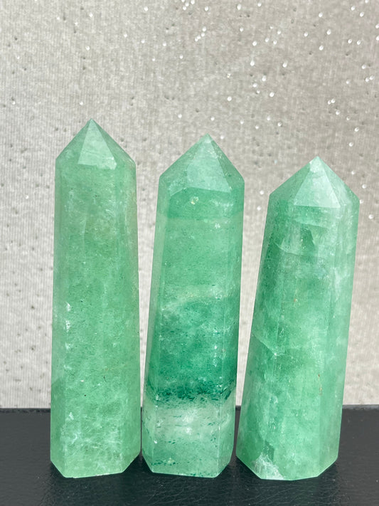 Grønn Jordbærkvarts Tårn