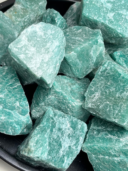 Amazonitt Rå, 30-50mm, Høy kvalitet