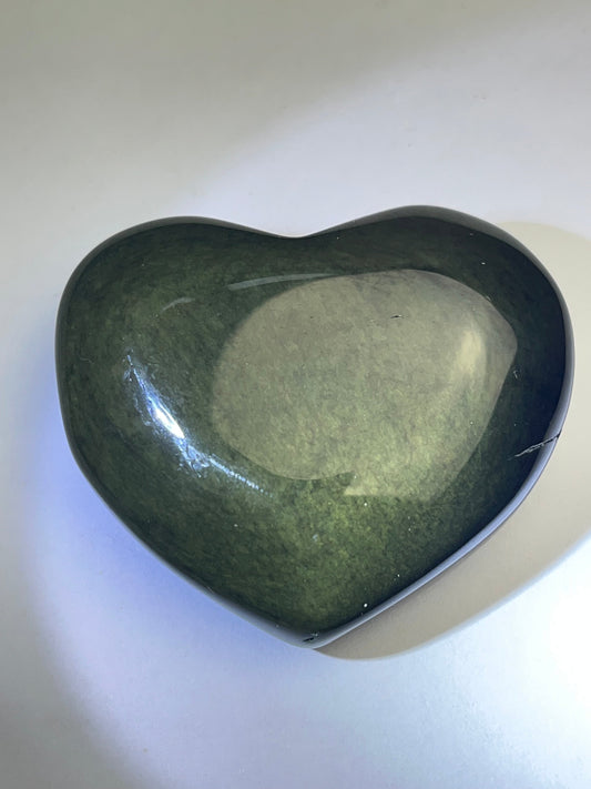 Regnbue obsidian Hjerte