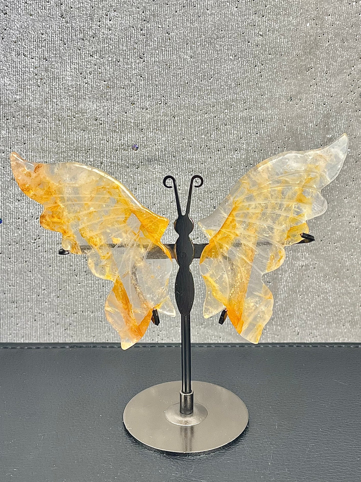 Golden healer kvarts Vinger (med stand)