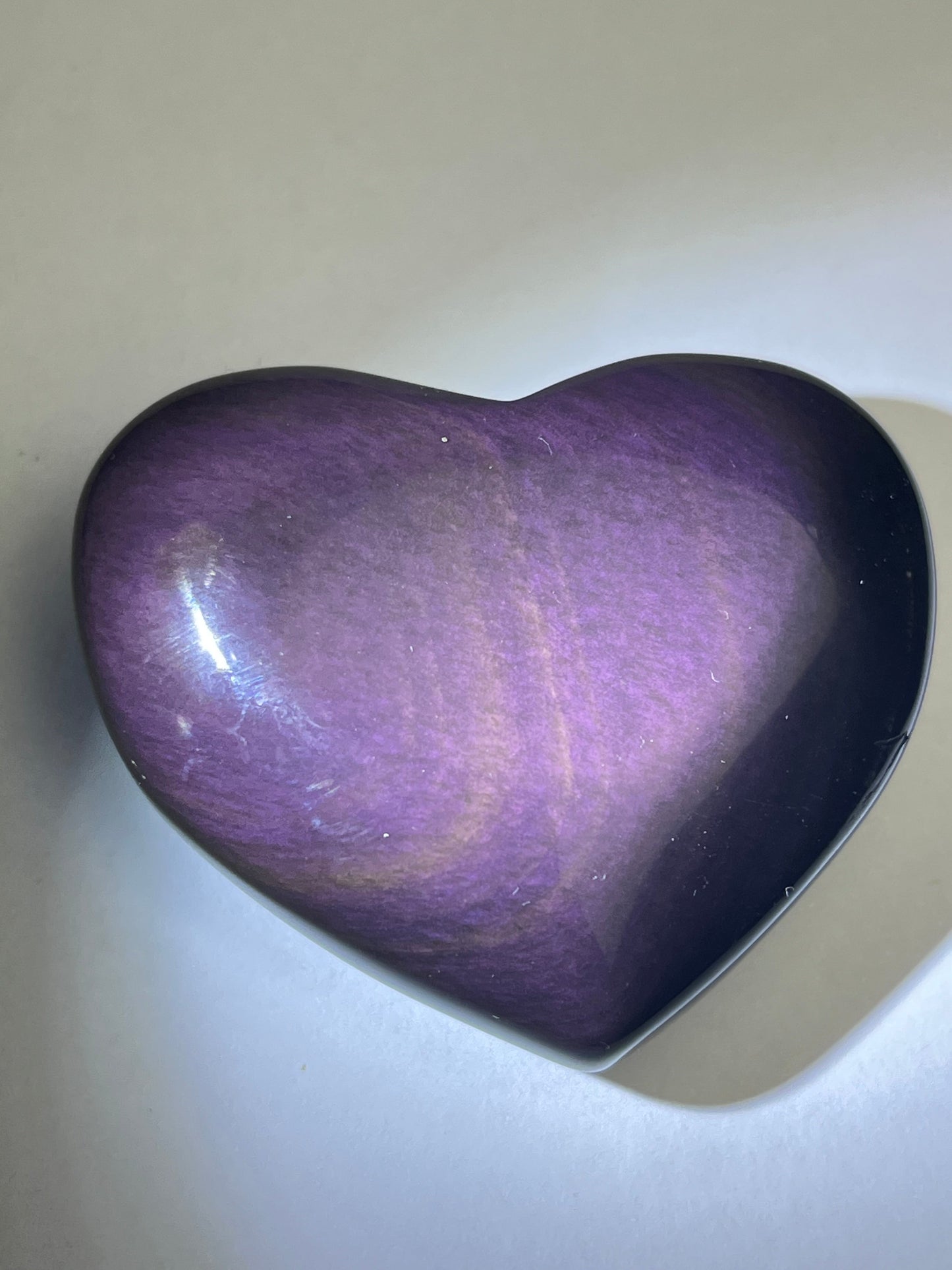 Regnbue obsidian Hjerte