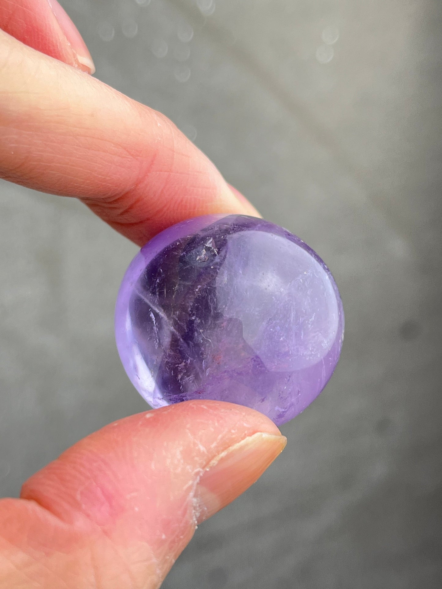 Ametyst tromlet 25-30mm