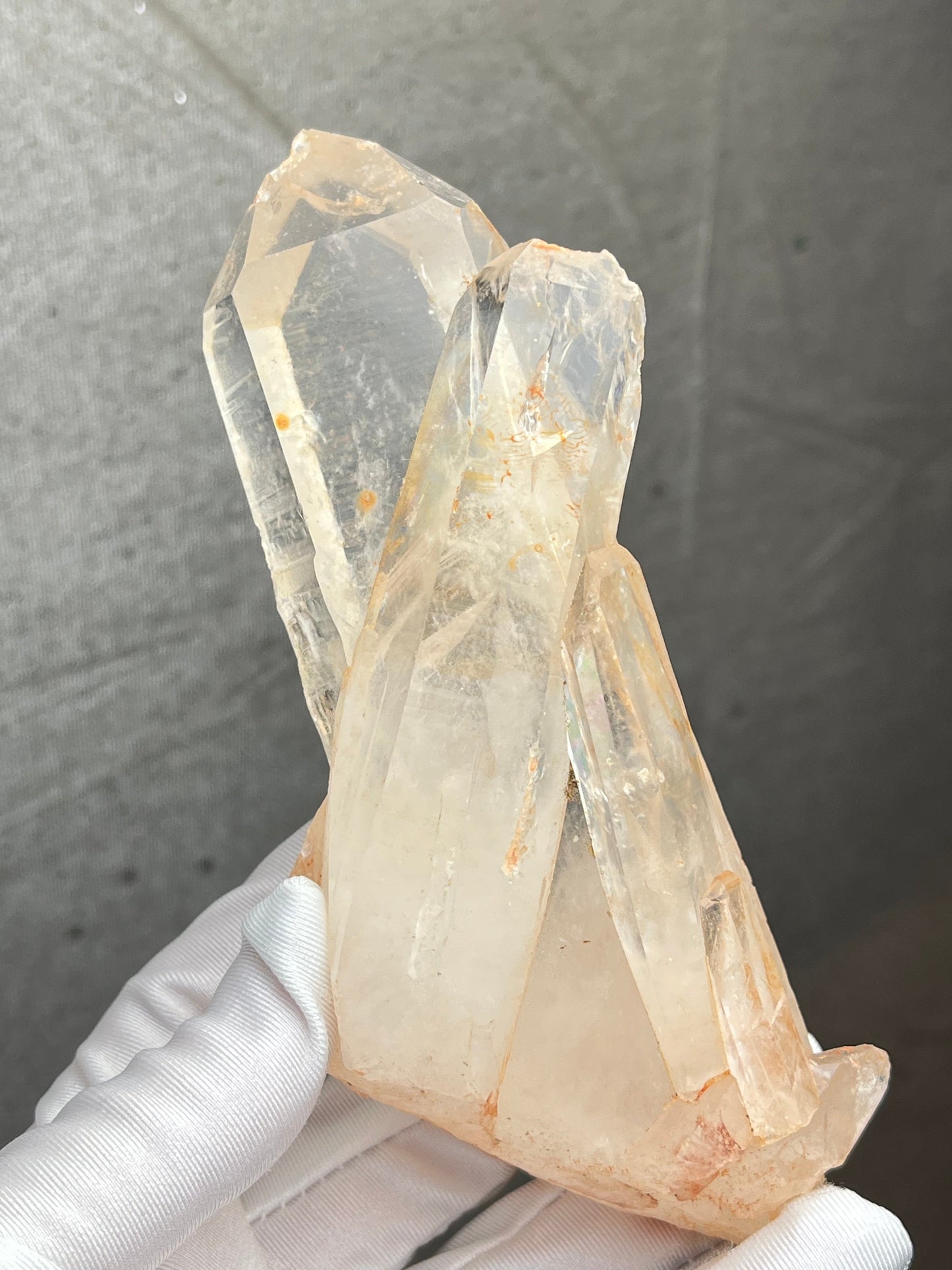 Kvarts Gruppe med jernoksid