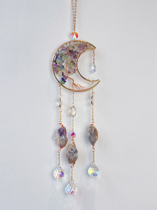 Krystall solfanger, Fluoritt