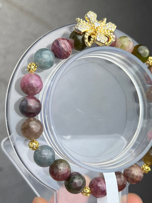 Turmalin- Håndlaget armbånd