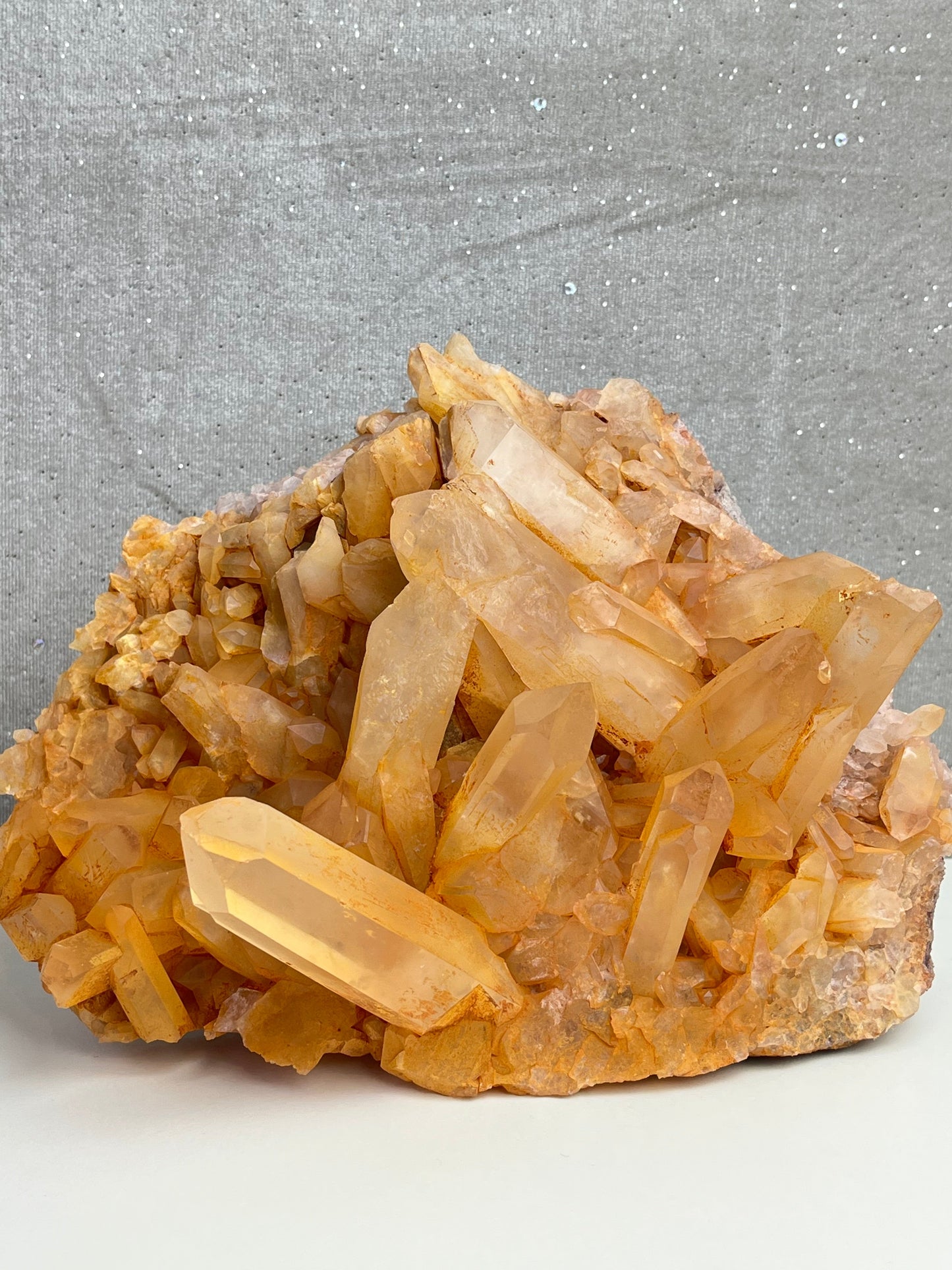 Kvarts Gruppe med Limonitt XL 2.4kg