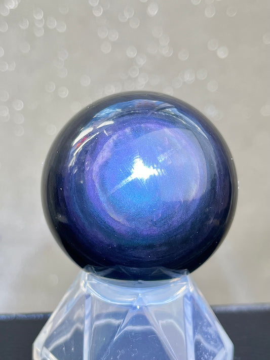 Regnbue obsidian kule