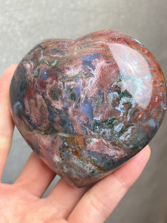 Jaspis(Cosmic jaspis) Hjerte