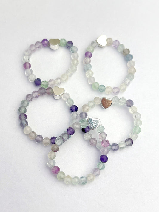 Ring av Fluorittperler