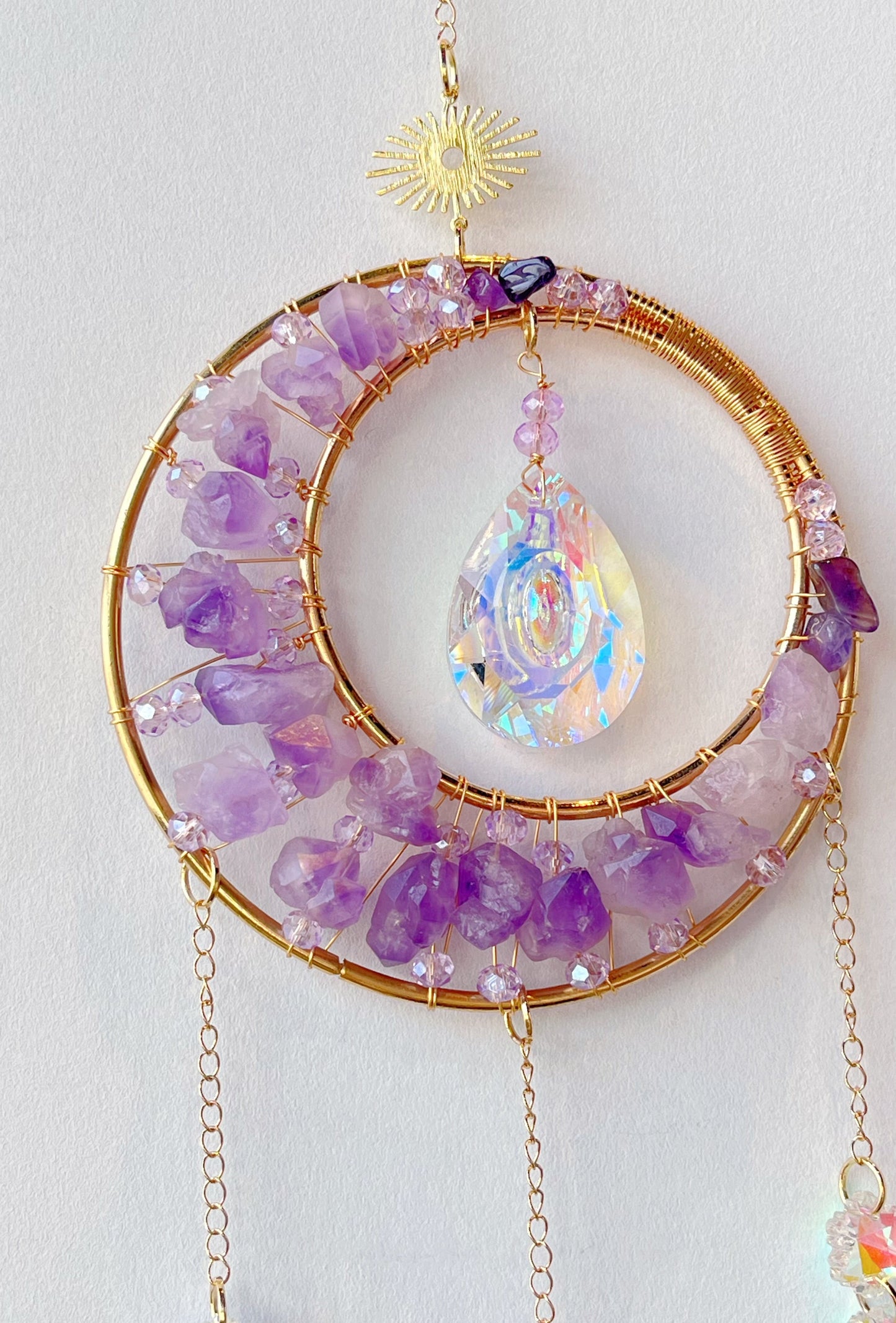 Krystall solfanger, Ametyst