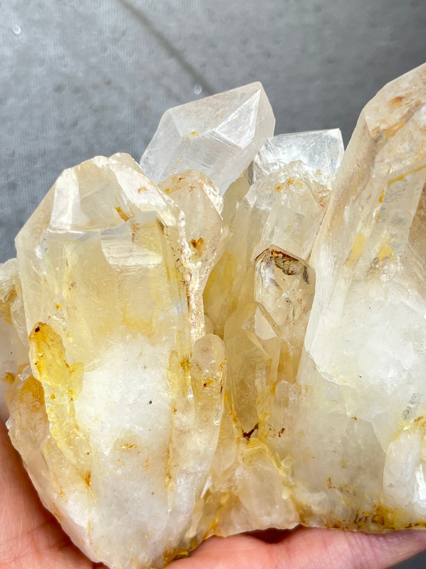 Kvarts med jernoksid gruppe