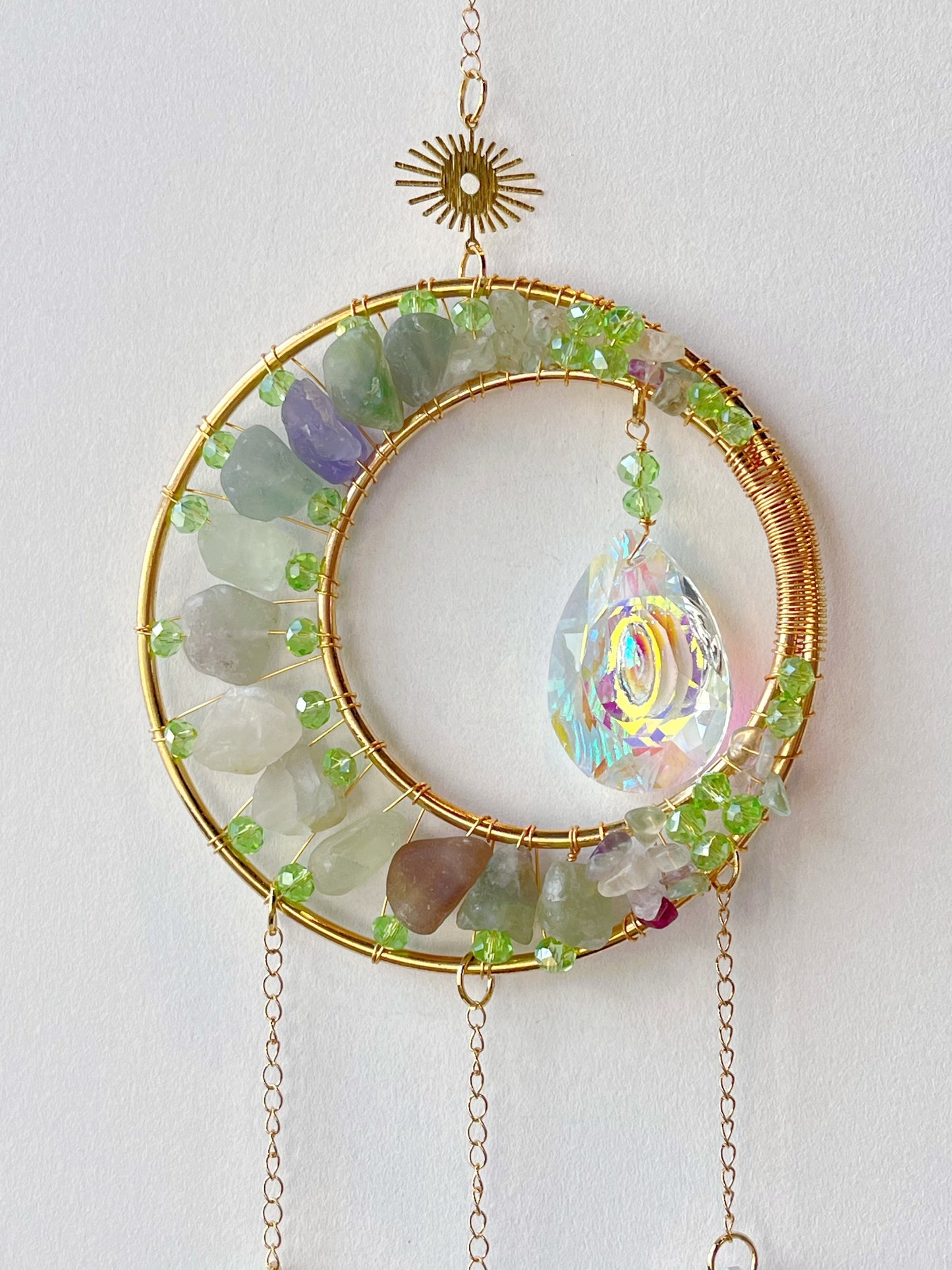 Krystall solfanger, Fluoritt