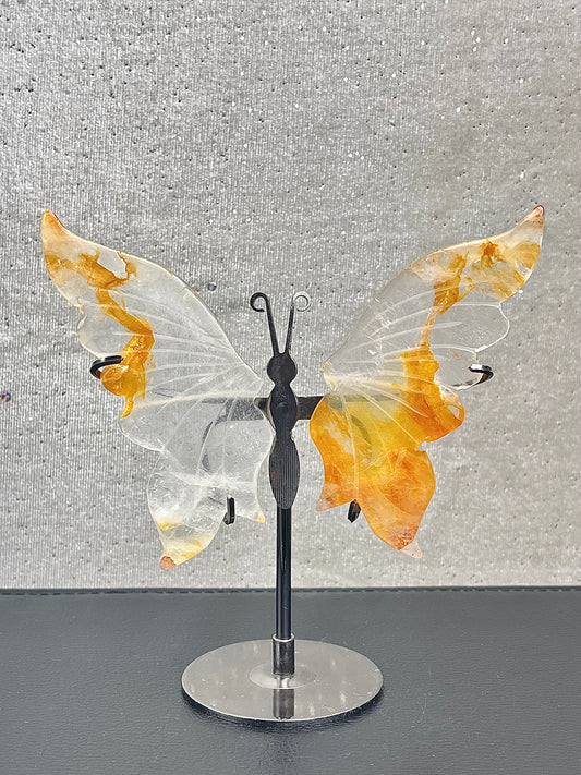 Golden healer kvarts Vinger (med stand)