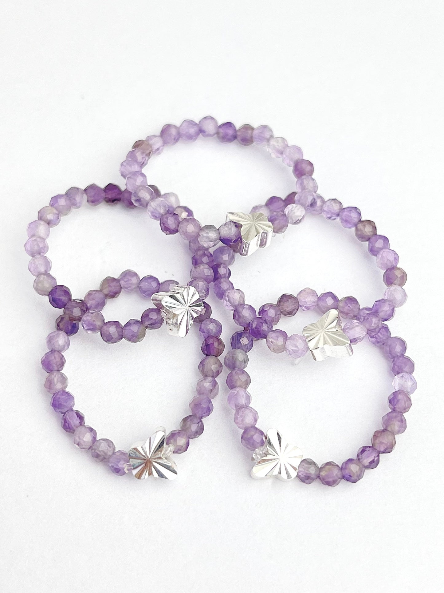 Ring av ametystperler