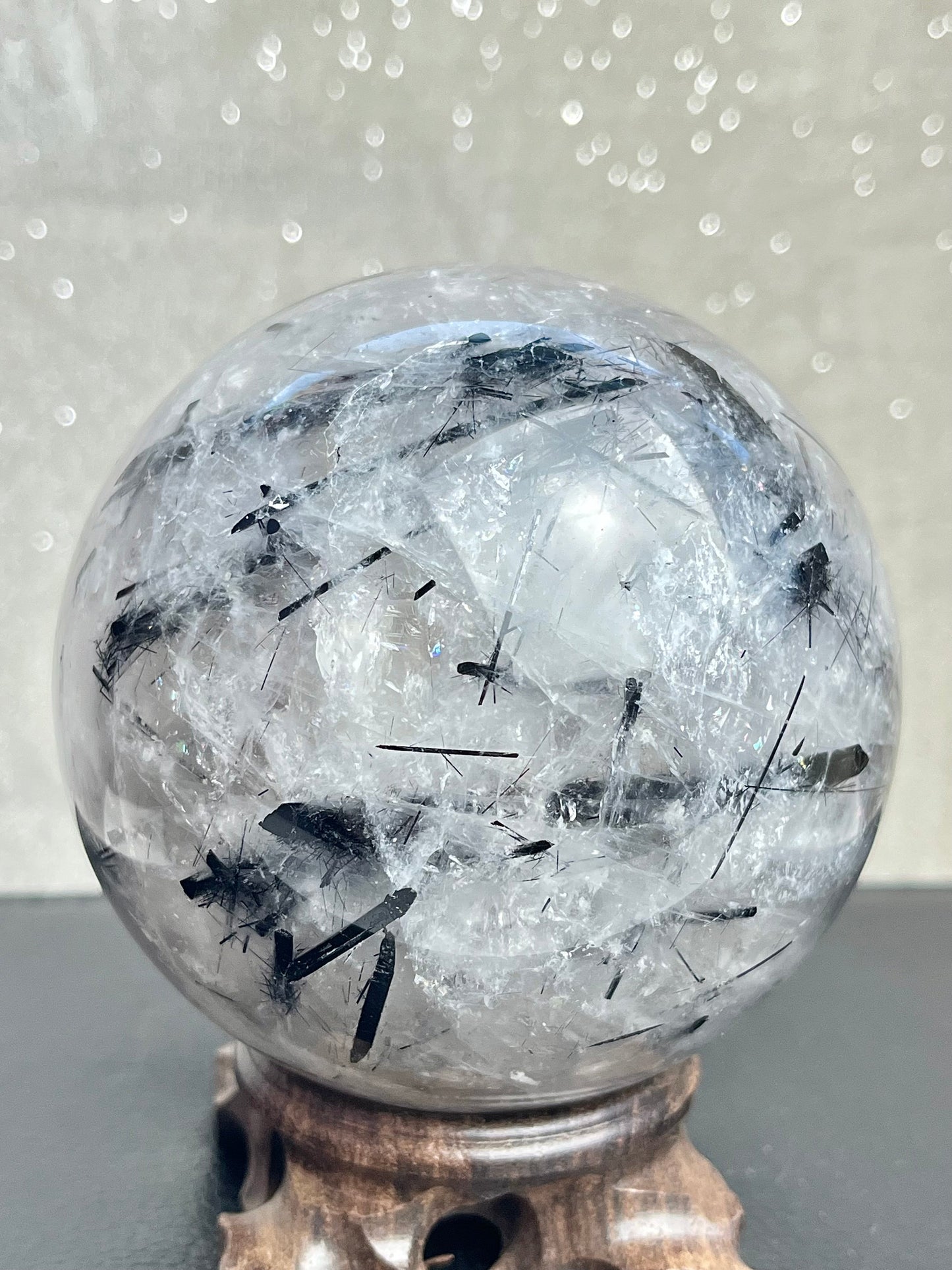 Turmalinkvarts kule XL 8.8cm