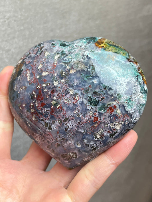 Jaspis(Cosmic jaspis) Hjerte