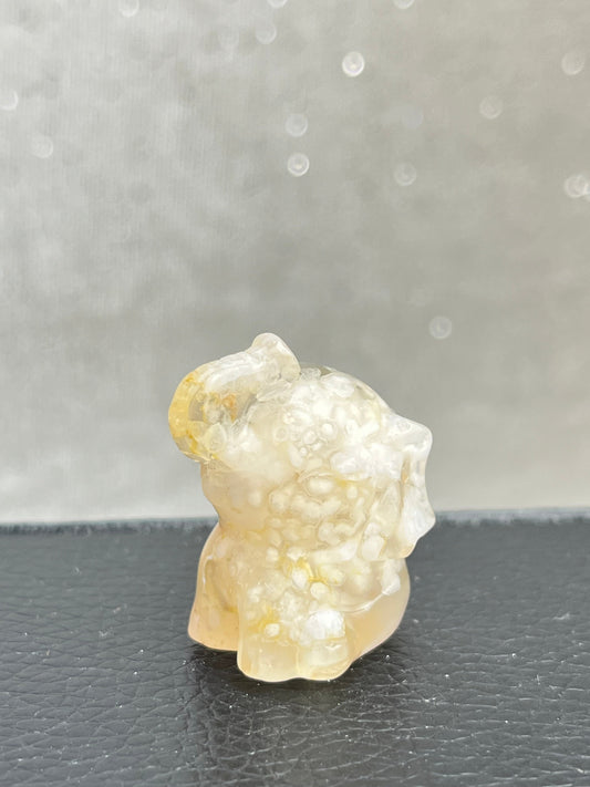 Blomster Agat Elefant