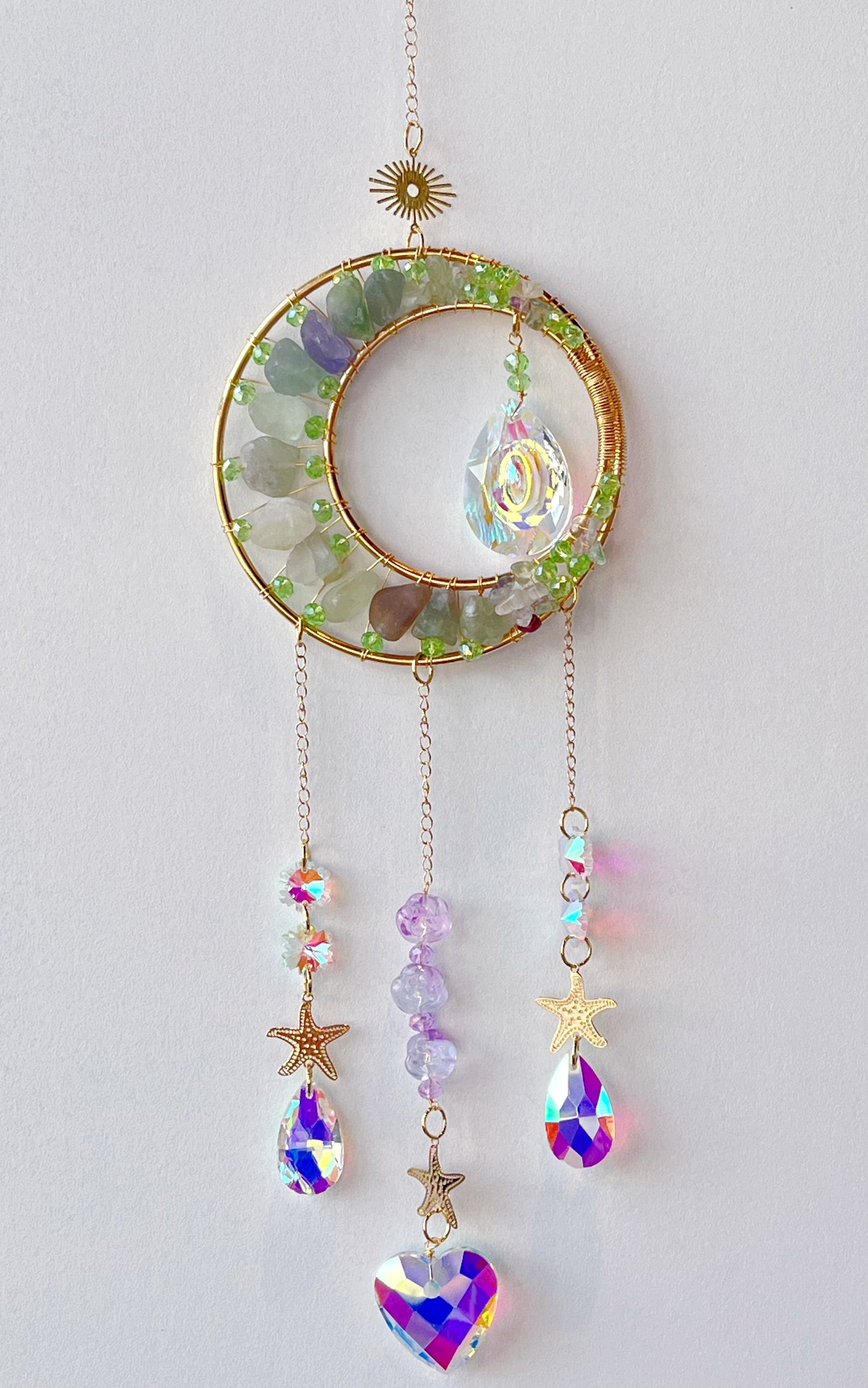 Krystall solfanger, Fluoritt