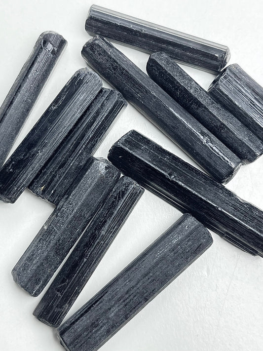 Svart Turmalin Rå 30-45mm