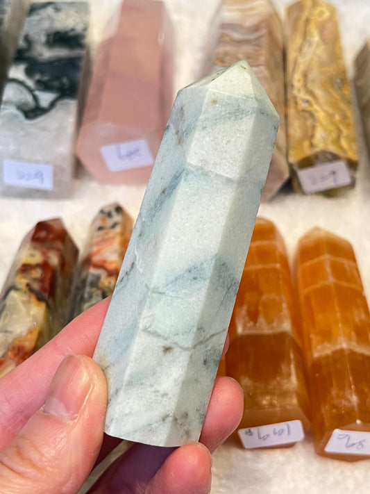 Blå Aragonitt Tårn-A