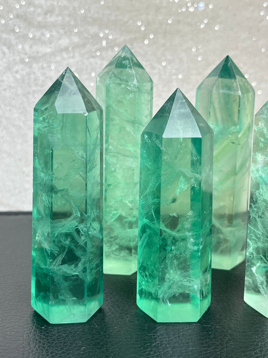 Grønn Fluoritt tårn, God kvalitet