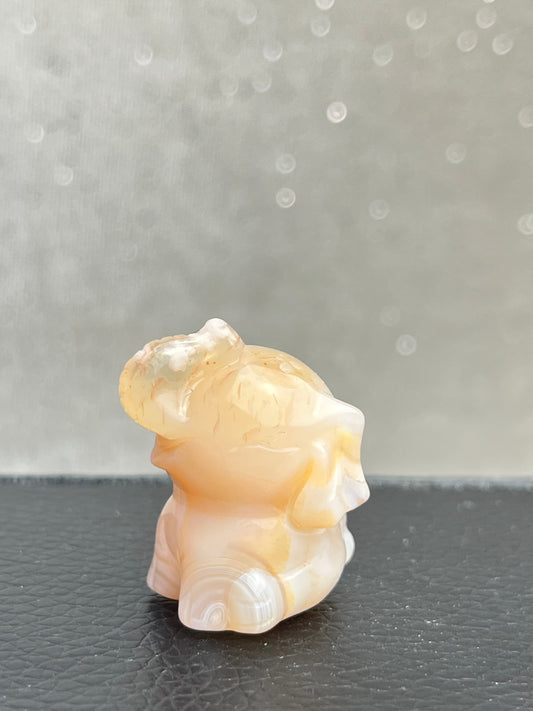 Blomster Agat Elefant