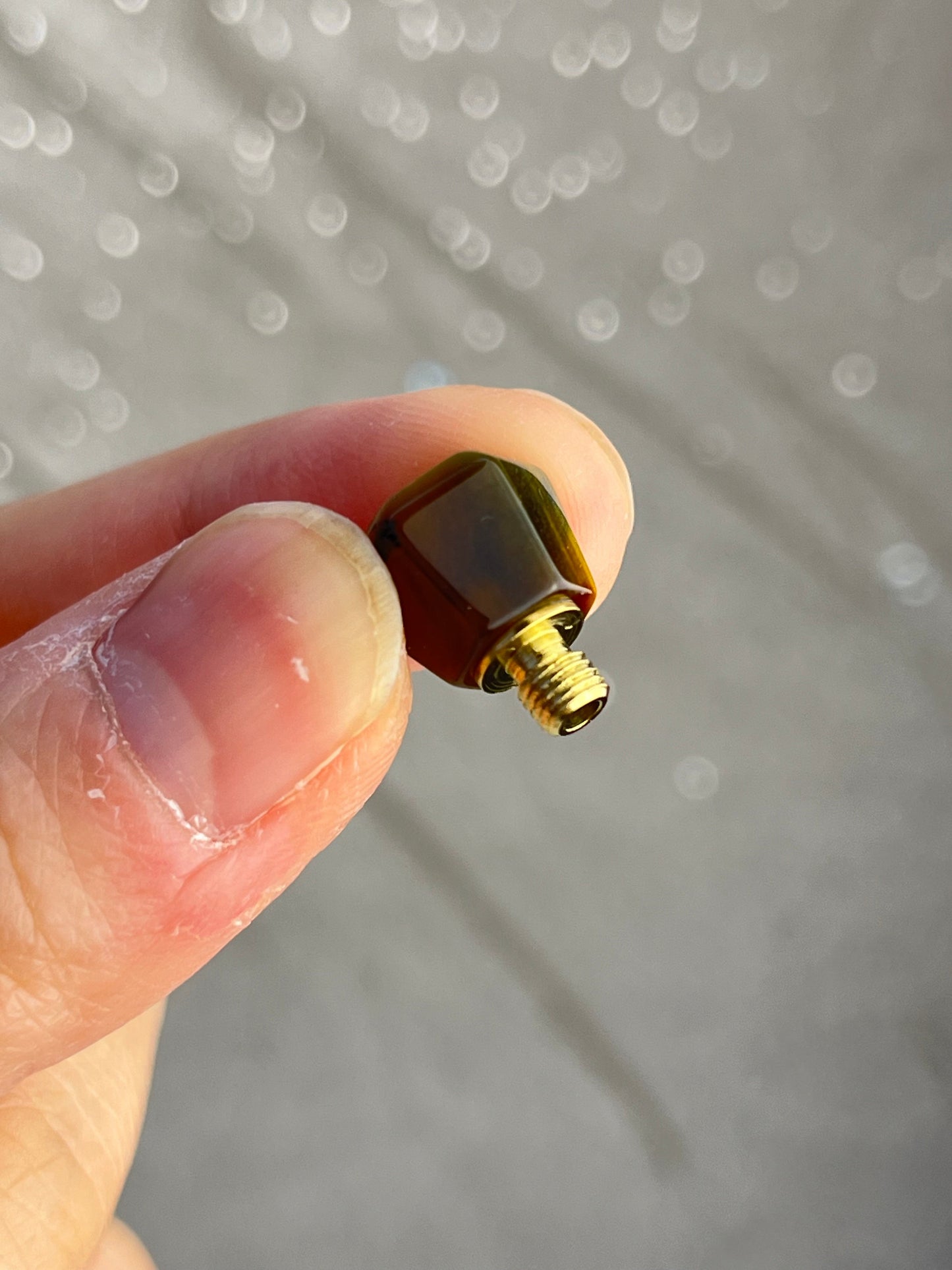 Parfymeflaske/ Anheng, Tigerøye