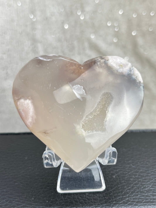 Blomster Agat hjerte