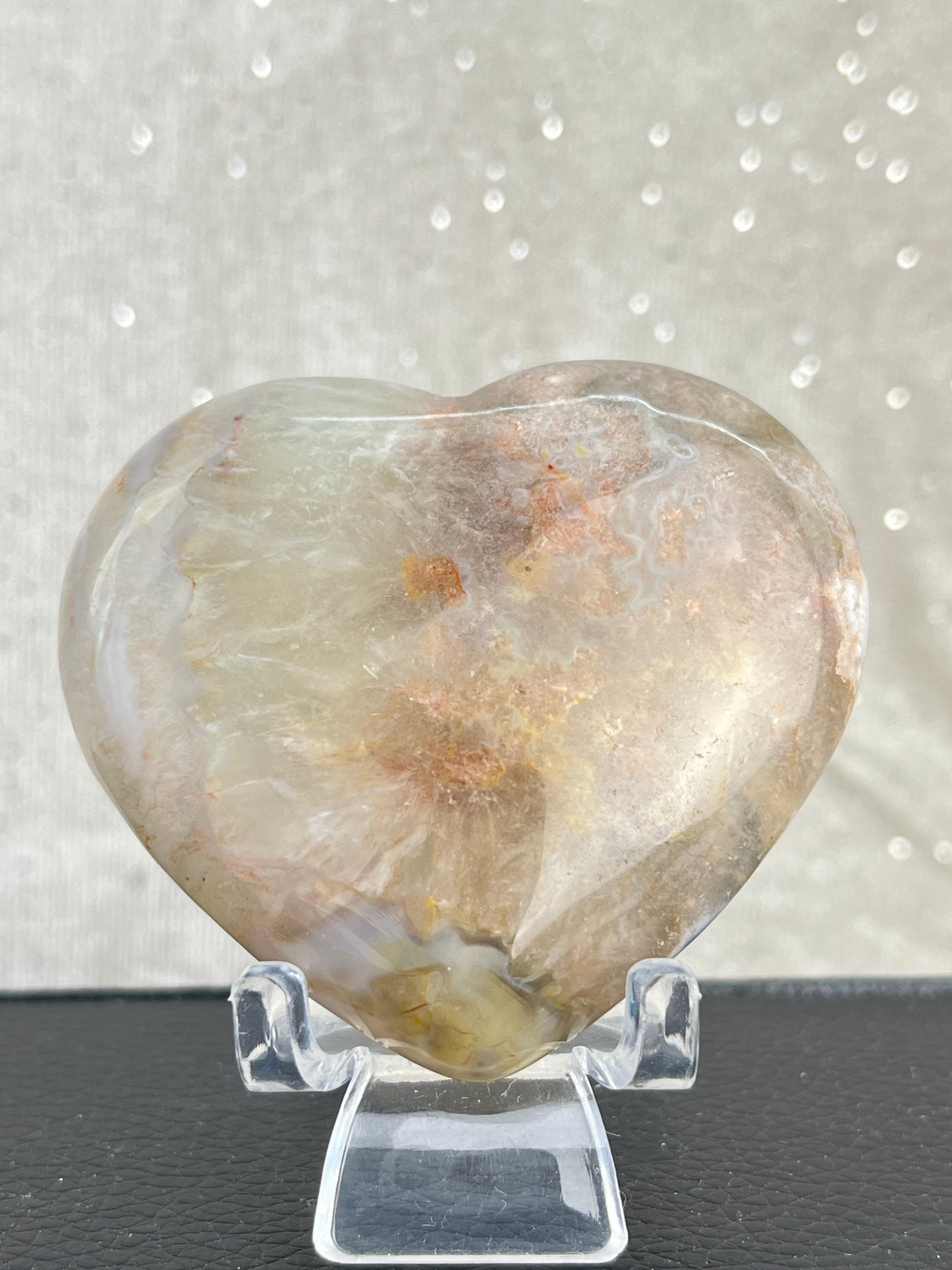 Blomster Agat hjerte