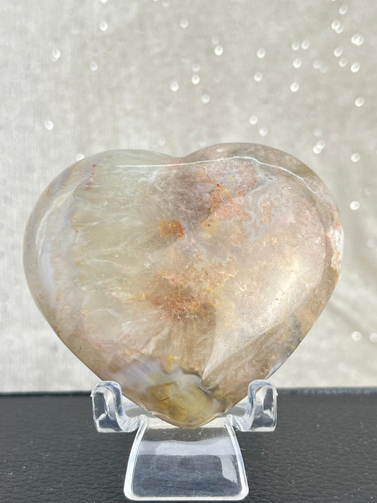 Blomster Agat hjerte