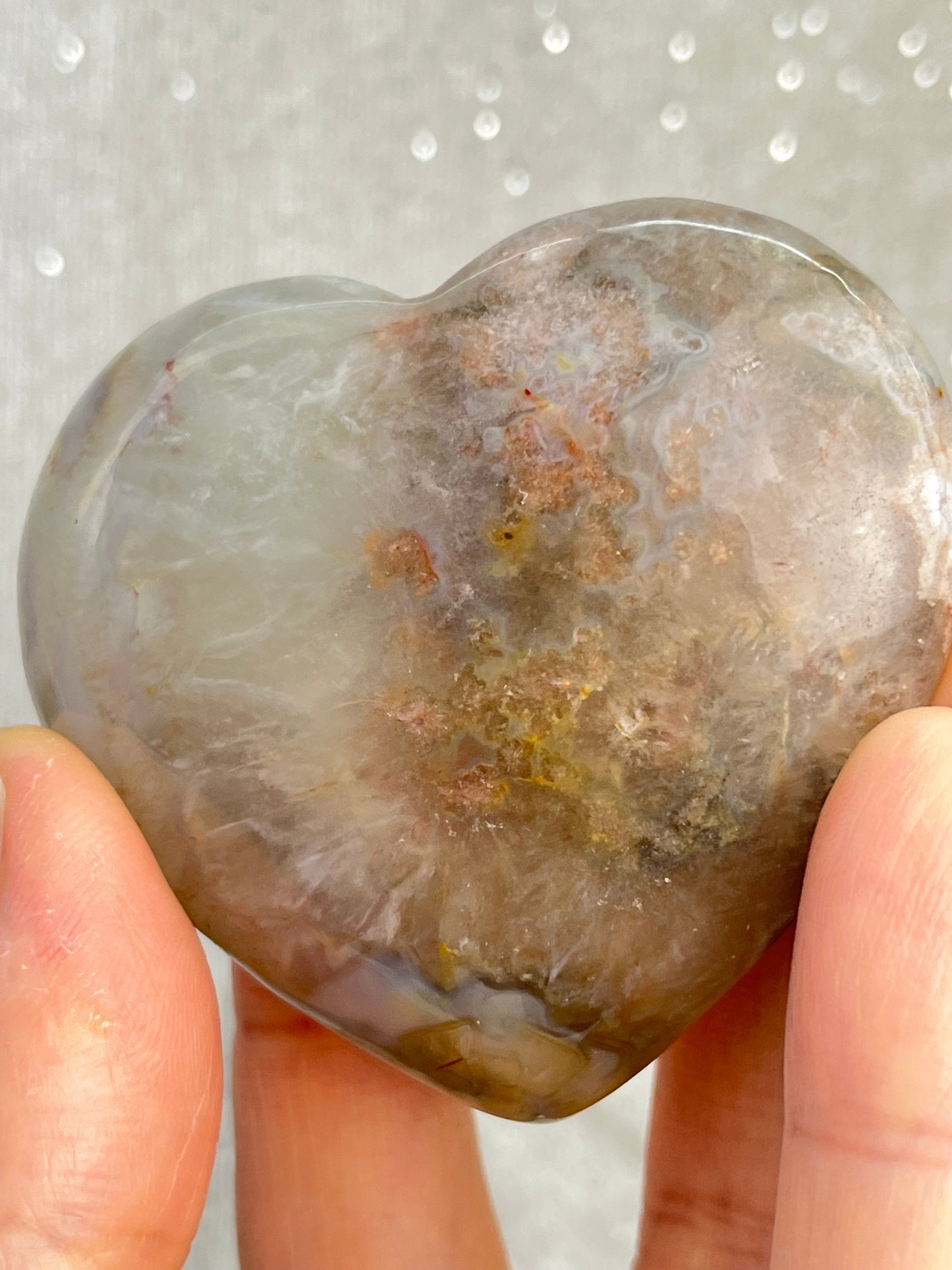 Blomster Agat hjerte