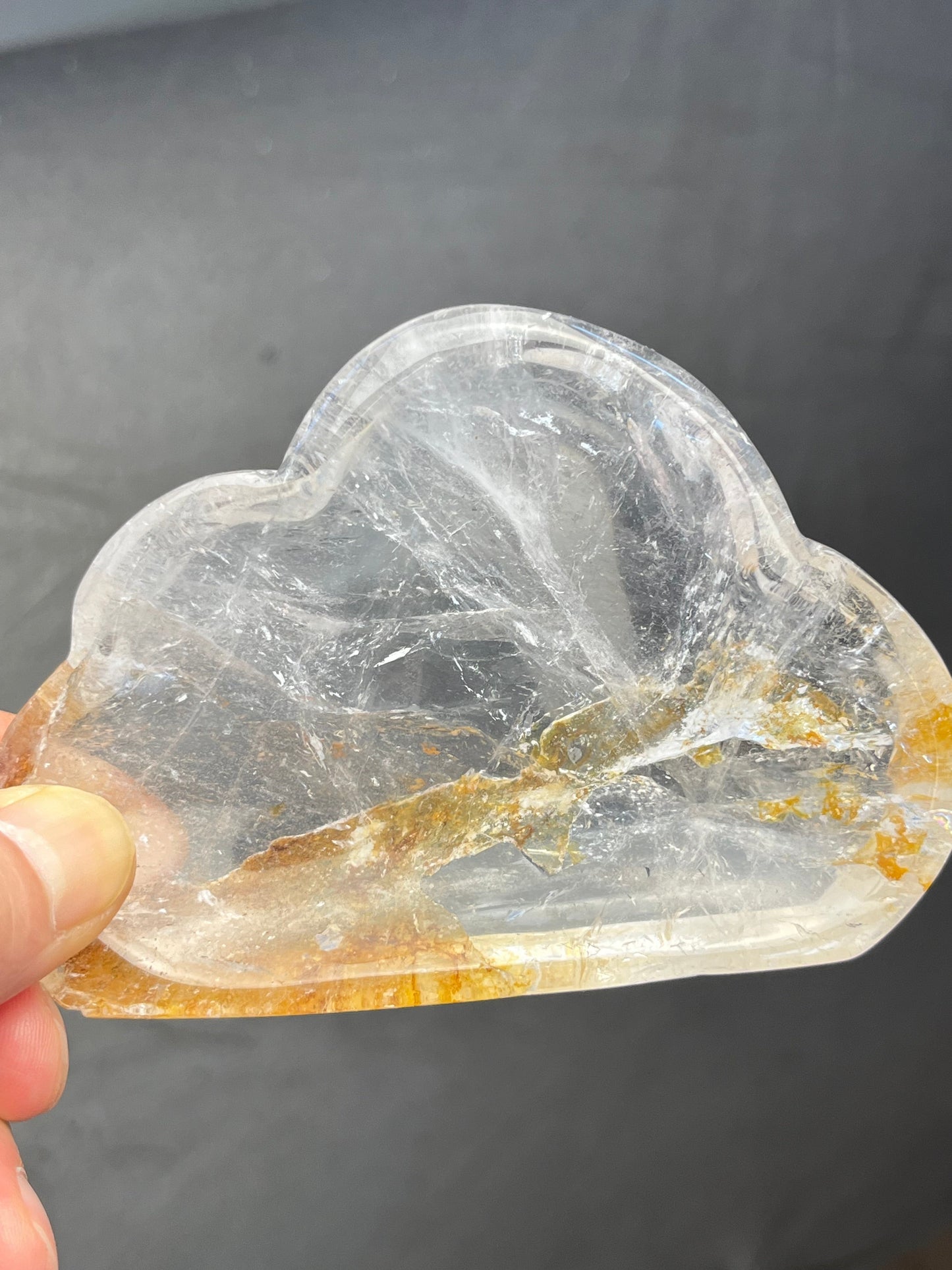 Golden healer kvarts plate, sky