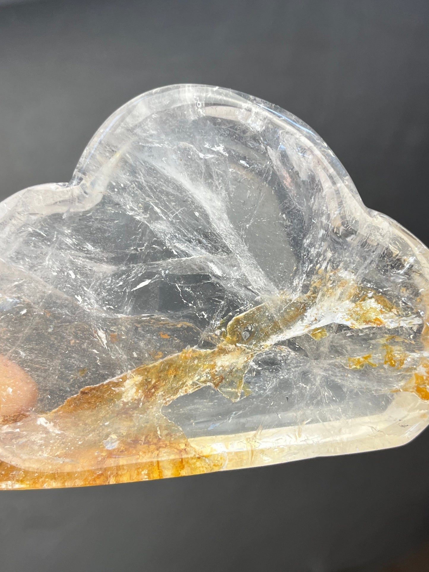 Golden healer kvarts plate, sky